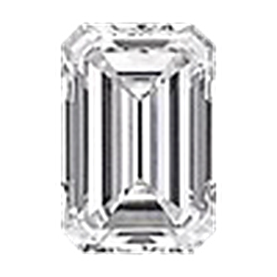 Emerald cut diamond